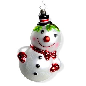 Radko • Christmas Ornament • Glass Snowman • Discontinued • 2005